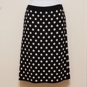 Knit Polka-Dot Skirt